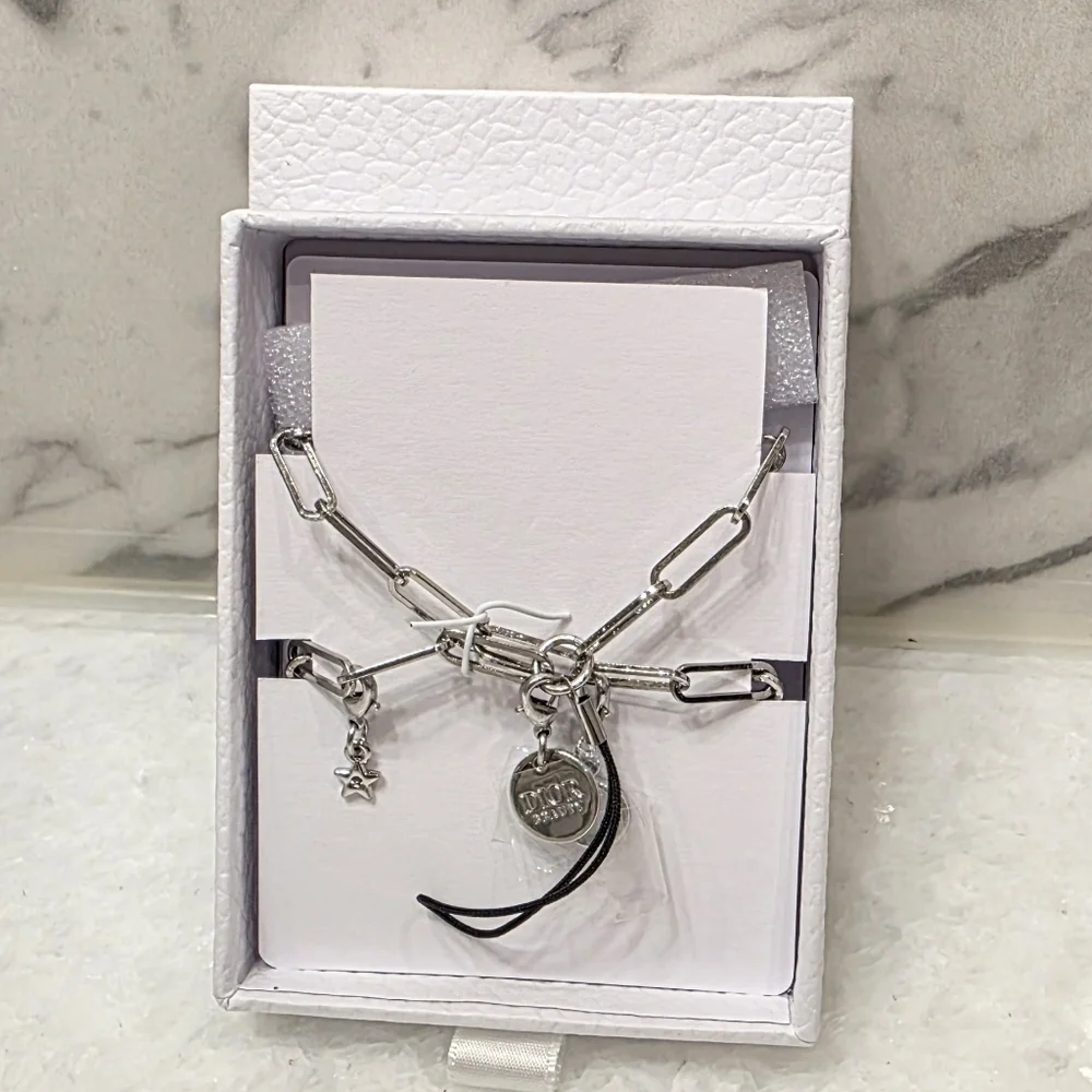🌸🌸 Christian Dior Silver Cellphone Charm - Picture 2 of 4